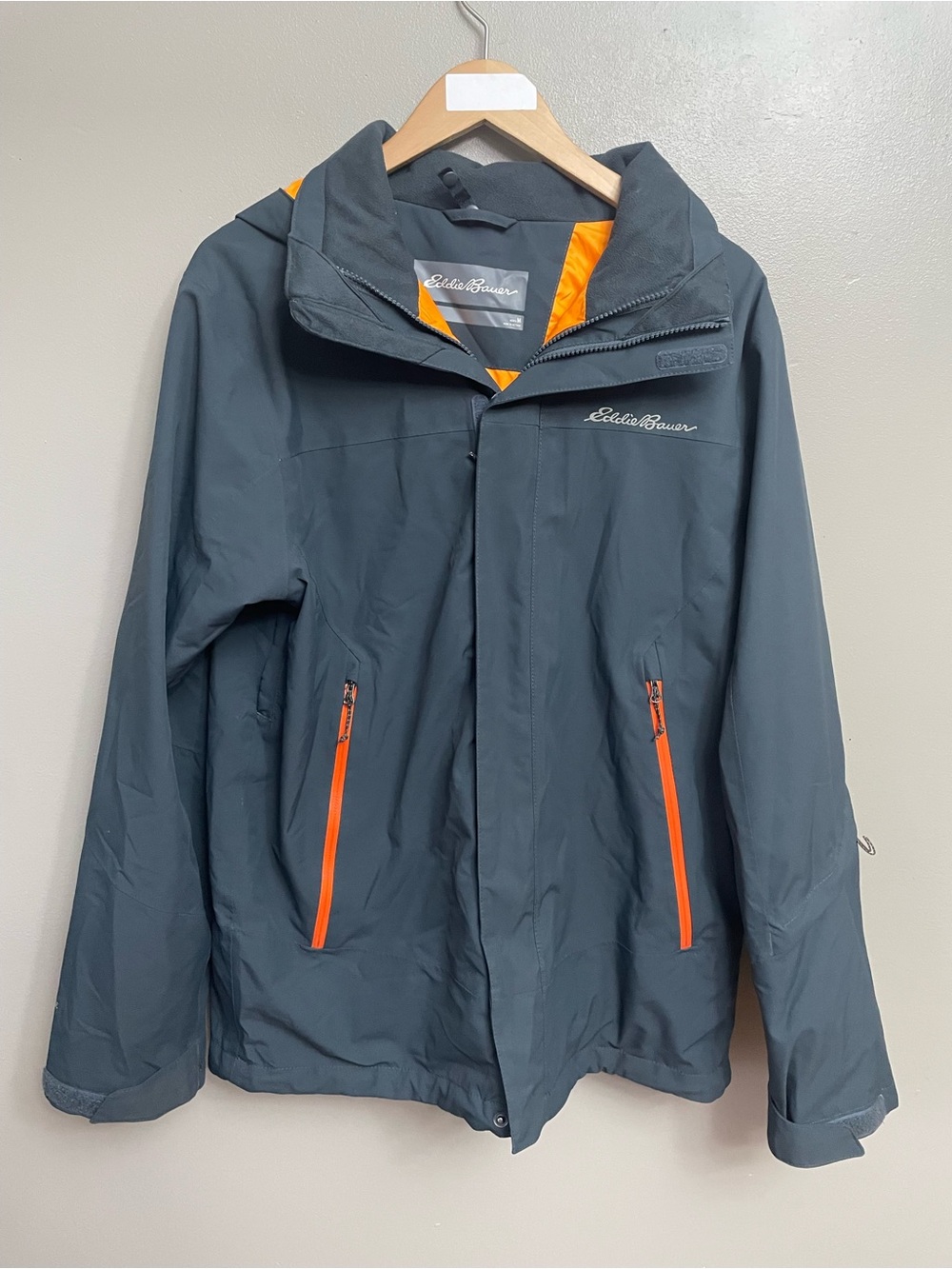 Eddie Bauer Powder Search 2.0 Jacket Men's Medium Hooded Waterproof Ski coat